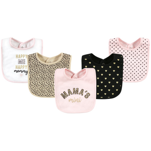 Hudson Baby Cotton Bibs, Mamas Mini