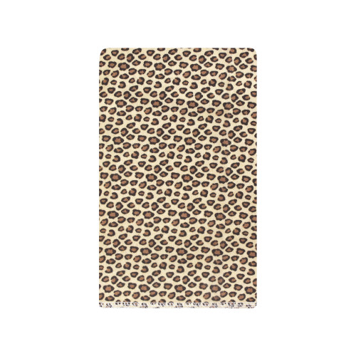 Hudson Baby Cotton Flannel Burp Cloths, Rose Leopard