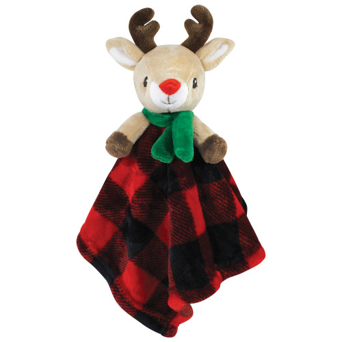 Hudson Baby Animal Face Security Blanket, Elf