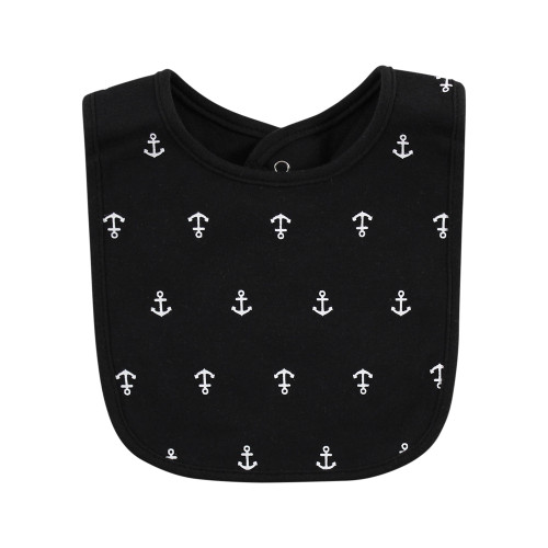 Hudson Baby Cotton Bibs, Pirate Shark