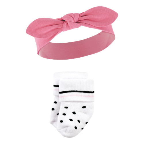 Hudson Baby Headband and Socks Set, Princess 8-Piece