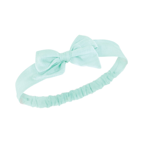 Hudson Baby Cotton and Synthetic Headbands, Multicolor Bow