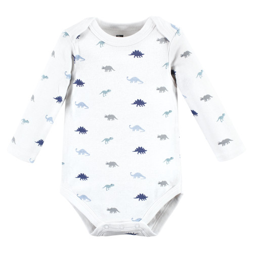 Hudson Baby Cotton Long-Sleeve Bodysuits, Newest Family Member