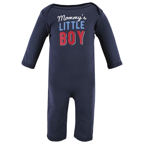 Hudson Baby Cotton Coveralls, Mommys Little Boy