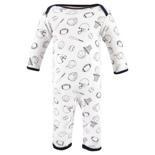 Hudson Baby Cotton Coveralls, Love Mom