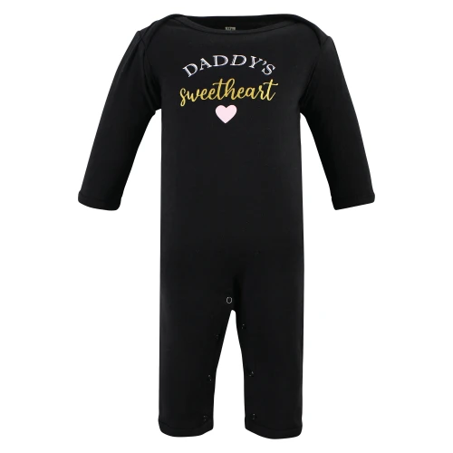 Hudson Baby Cotton Coveralls, Mom Dad Toile