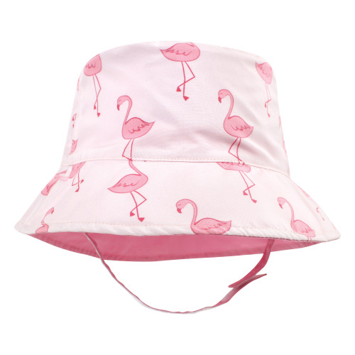 Hudson Baby Sun Protection Hat, Flamingo Tropical