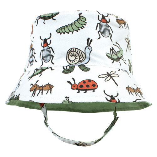 Hudson Baby Sun Protection Hat, Critters Plaid