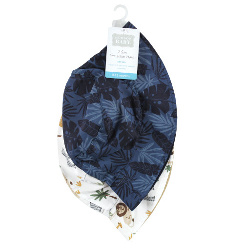 Hudson Baby Sun Protection Hat, Tropical Safari
