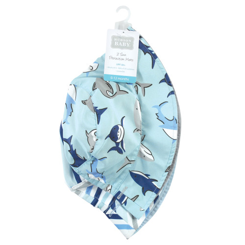 Hudson Baby Sun Protection Hat, Shark Hudson Childrenswear