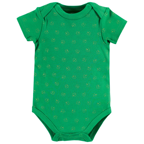 Hudson Baby Cotton Bodysuits, Lucky Lady