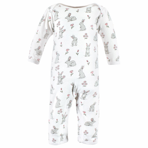 Hudson Baby Cotton Coveralls, Some Bunny