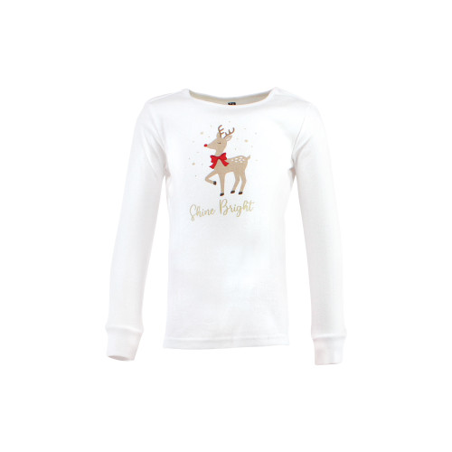 Hudson Baby Cotton Pajama Set, Fancy Rudolph