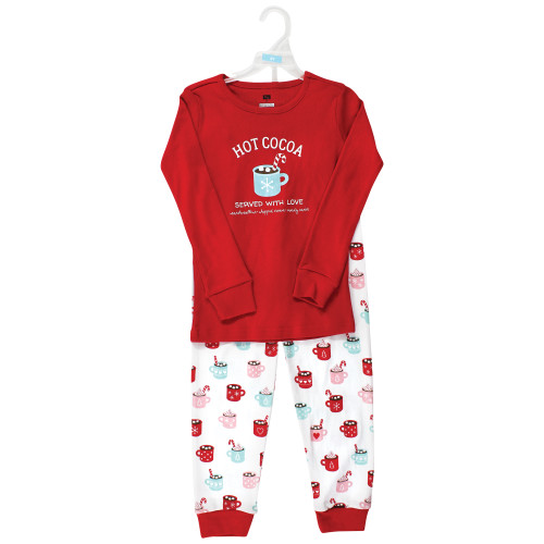 Hudson Baby Cotton Pajama Set, Hot Cocoa