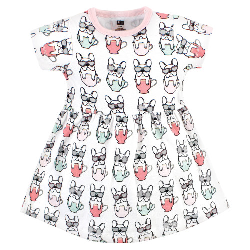 Hudson Baby Cotton Dresses, Bonjour