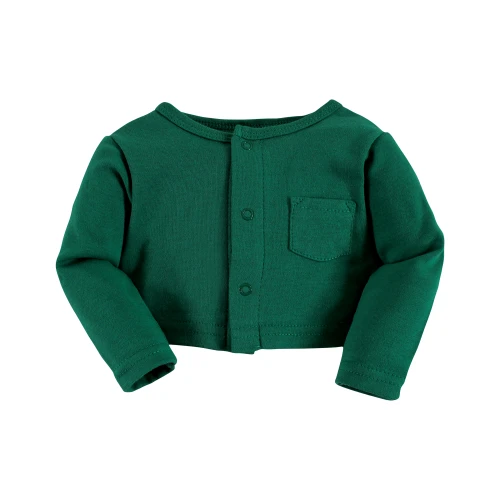 Hudson Baby Cotton Dress and Cardigan Set, Poinsettia