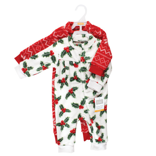Hudson Baby Plush Jumpsuits, Holly
