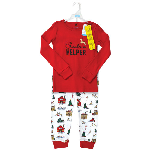 Hudson Baby Cotton Pajama Set, North Pole