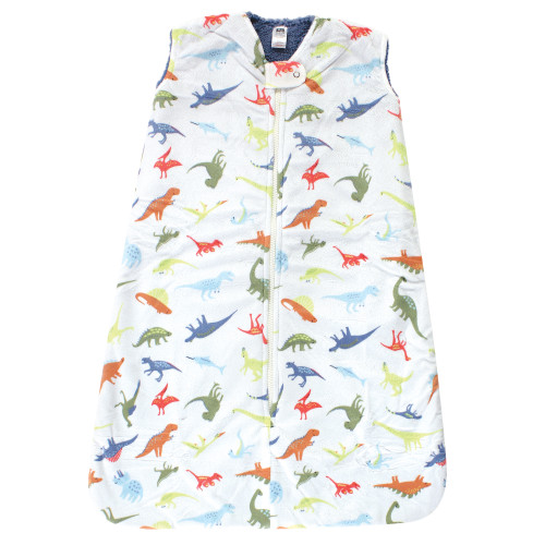 Hudson Baby Mink with Sherpa Inner Sleeping Bag, Sack, Blanket, Dinosaurs