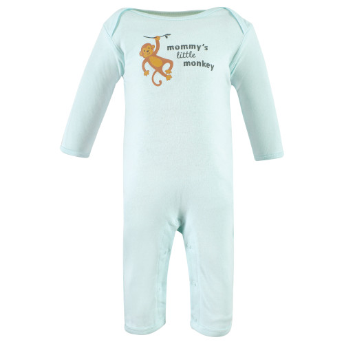 Hudson Baby Cotton Coveralls, Little Monkey