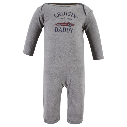 Hudson Baby Cotton Coveralls, Cars