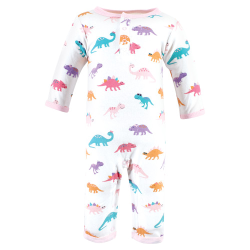Hudson Baby Cotton Coveralls, Cuteasaurus