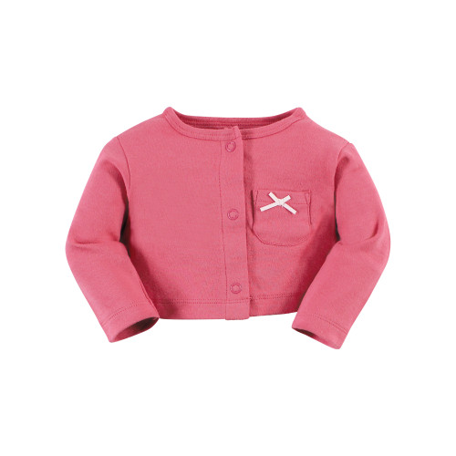 Set Completo Bambina Hudson Baby - Vestitino, Cardigan E Scarpe, Rosa 6