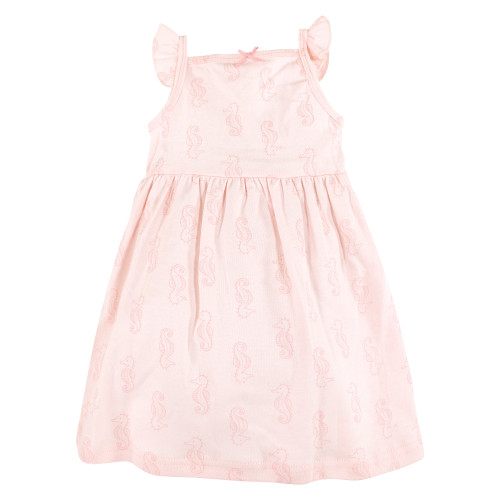 Hudson Baby Cotton Dresses, Pastel Sea
