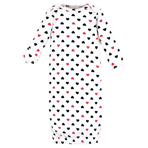 Hudson Baby Cotton Gowns, Girl Mommy Red Black