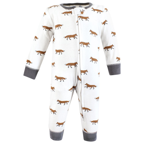 Hudson Baby Cotton Sleep and Play, Woodland Animals