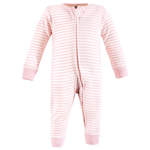 Hudson Baby Cotton Sleep and Play, Girl Dino