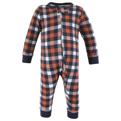 Hudson Baby Cotton Sleep and Play, Pumpkin Truck