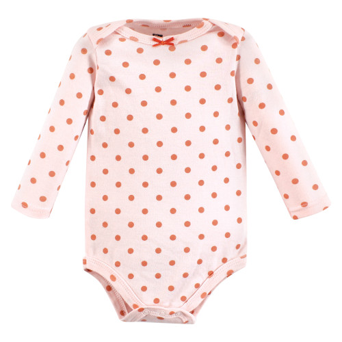 Hudson Baby Cotton Long-Sleeve Bodysuits, Fall Squirrel 7-Pack