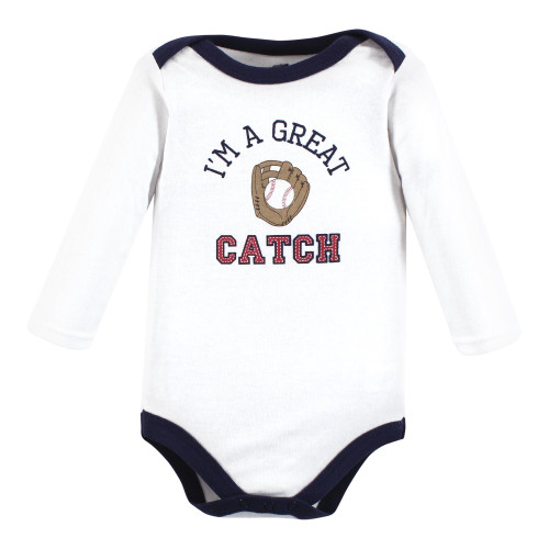 Hudson Baby Cotton Long-Sleeve Bodysuits, Fall Winter Sports