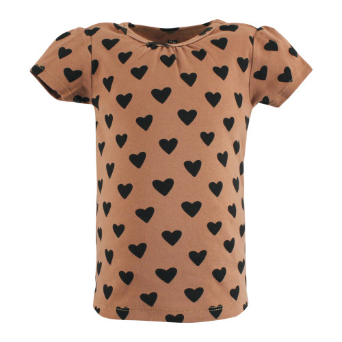 Hudson Baby Short Sleeve T-Shirts, Cinnamon Pink Prints