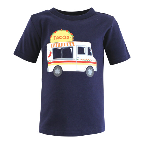 Hudson Baby Short Sleeve T-Shirts, Fun Food