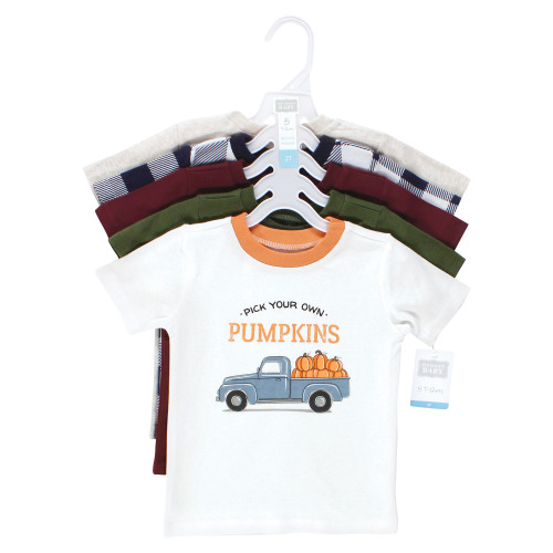Hudson Baby Short Sleeve T-Shirts, Fall Activities