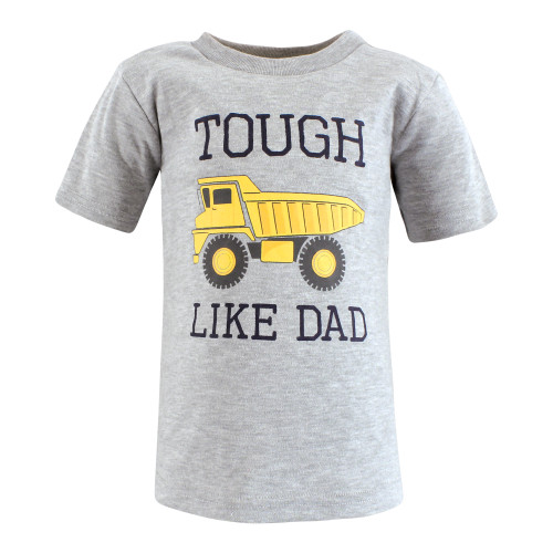 Hudson Baby Short Sleeve T-Shirts, Dino Truck Robot