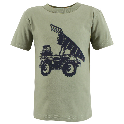 Hudson Baby Short Sleeve T-Shirts, Construction Dino