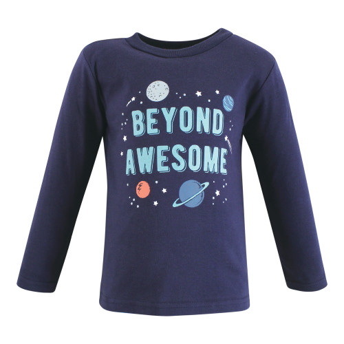 Hudson Baby Long Sleeve T-Shirts, Beyond Awesome