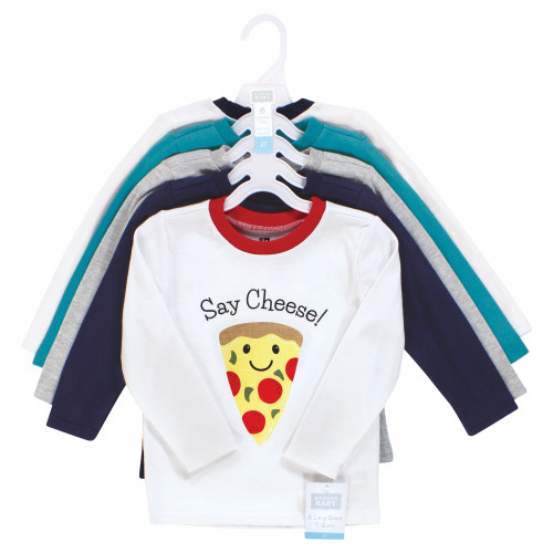 Hudson Baby Long Sleeve T-Shirts, Fun Food