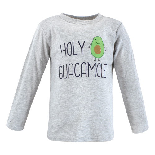 Hudson Baby Long Sleeve T-Shirts, Fun Food