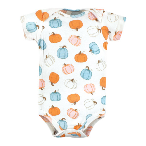 Hudson Baby Cotton Bodysuits, Happy Fall