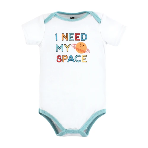 Hudson Baby Cotton Bodysuits, Happy Planets