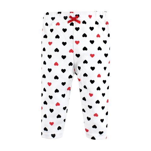 Hudson Baby Cotton Bodysuit and Pant Set, Girl Mommy Red Black