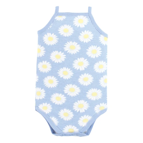 Hudson Baby Cotton Sleeveless Bodysuits, Bee Kind