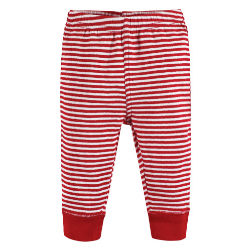 Hudson Baby Cotton Pants and Leggings, Gold Snowflake