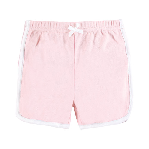 Hudson Baby Shorts Bottoms 4-Pack, Pink Lilac