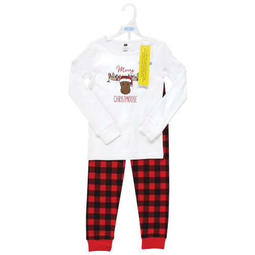 Hudson Baby Cotton Pajama Set, Christmoose