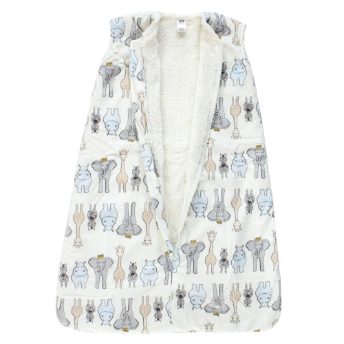 Hudson Baby Mink with Sherpa Inner Sleeping Bag, Sack, Blanket, Royal Safari